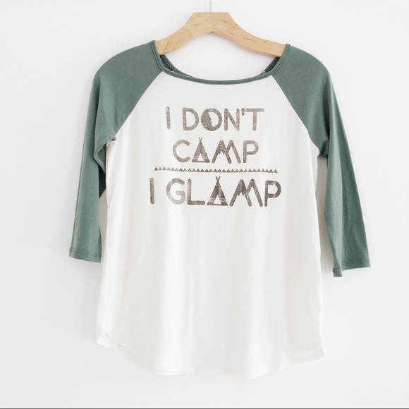 Full Tilt Tops - FULL TILT Glamp Womens Raglan Tee